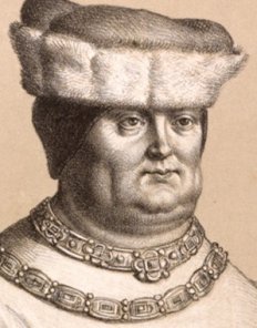 Herzog Albrecht II. mit seiner Gemahlin, Lithografie, 1820