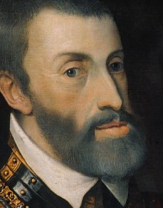 Tiziano Vecellio (genannt Tizian): Kaiser Karl V. im Harnisch, Mitte 16. Jahrhundert