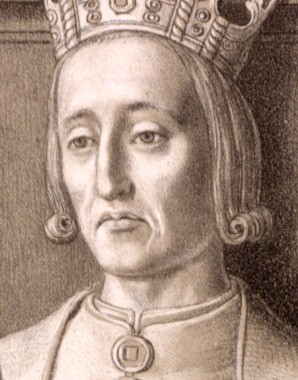 King Rudolf I, ledger in the cathedral at Speyer, lithograph, 1820