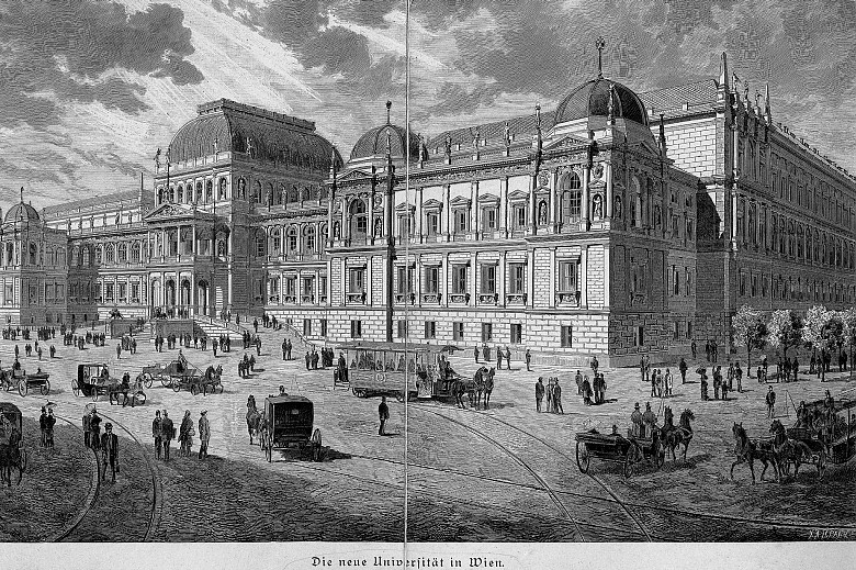 The main university building in Vienna, 1884 Die Welt der Habsburger