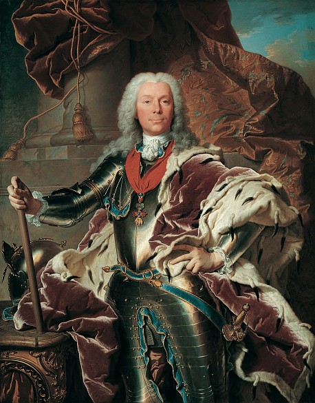 Hyacinth Rigaud: Prince Joseph Wenzel of Liechtenstein, painting, 1740