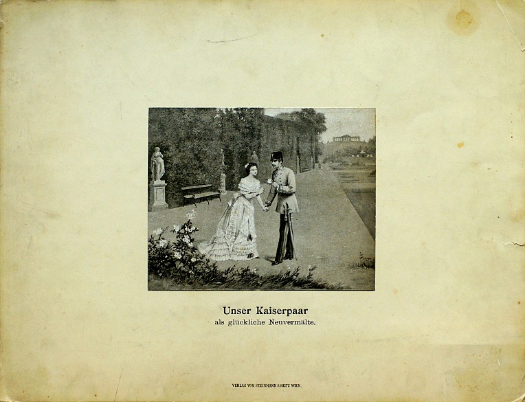 'Our imperial couple as happy newlyweds', Franz Joseph and Elisabeth