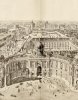 Scenographic view of the Vienna Hofburg, 19th century