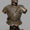 Adrian de Vries: Half-length portrait of Rudolf II, 1603, bronze