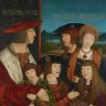 Bernhard Strigel: Emperor Maximilian I with his family as the Holy Kinship, 1520, oil on panel