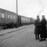 Fotografie: Karl I., Kaiser von Österreich an der Ostfront in Ozydow, Originalnegativ, 09.12.1917