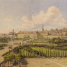 Franz Alt: "Der alte und der neue Burgplatz in Wien mit dem Projekt des Kaiserforums", 1873, Aquarell