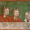 Jakob Seisenegger: Kaiser Maximilian II. mit seinen Brüdern Ferdinand II. und Johann, 1539
