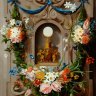 Jan Anton van der Baren: The Eucharist wreathed in flowers, painting, 1635-1659
