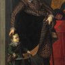 Joseph Heintz the Elder: Emperor Ferdinand II with a court dwarf, 1604
