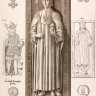 King Rudolf I, ledger in the cathedral at Speyer, lithograph, 1820