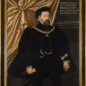 Maximilian II with the Order of the Golden Fleece, three-quarter-length portrait, oil on canvas, 1569