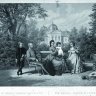 Vinzenz Katzler: The royal family in the park at Gödöllö, lithograph, 1871